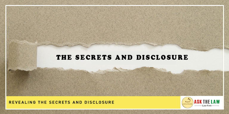 Revealing The Secrets and Disclosure