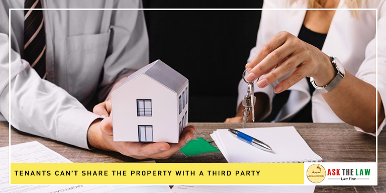 Tenants Can’t Share Property With A Third Party