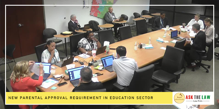 New Parental Approval Requirement in Education Sector