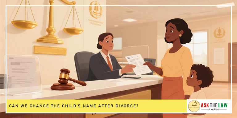 Child name change after divorce in the UAE legal procedure
