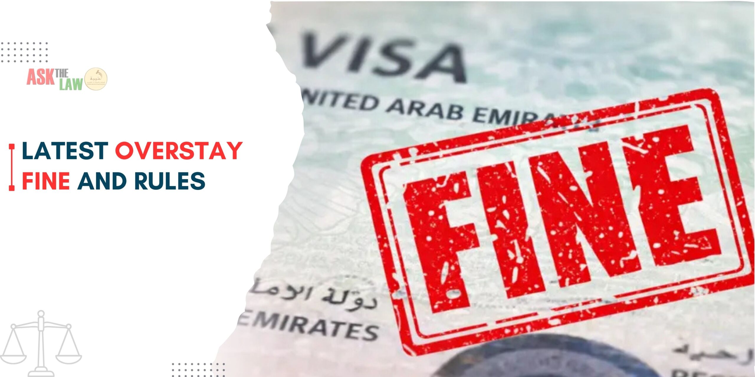 Latest Overstay Fine and Rules in the UAE visa system